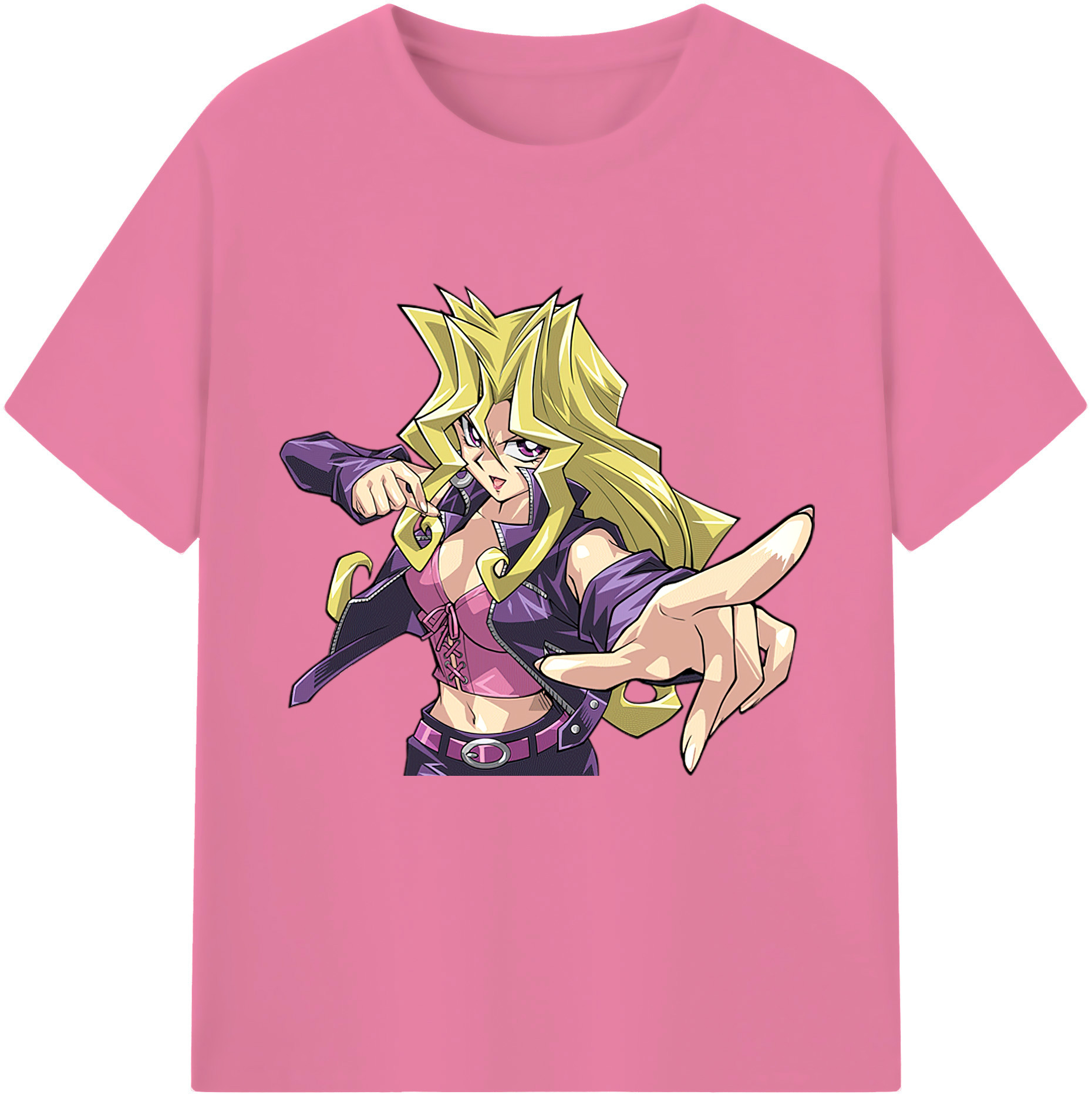 （画像用） 遊☆戯☆王 Yu-Gi-Oh! 綿100％半袖Tシャツ（フロントプリント）